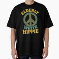 Elderly White Hippie Trending Funny Saying Hippie Humor by NightWisdom