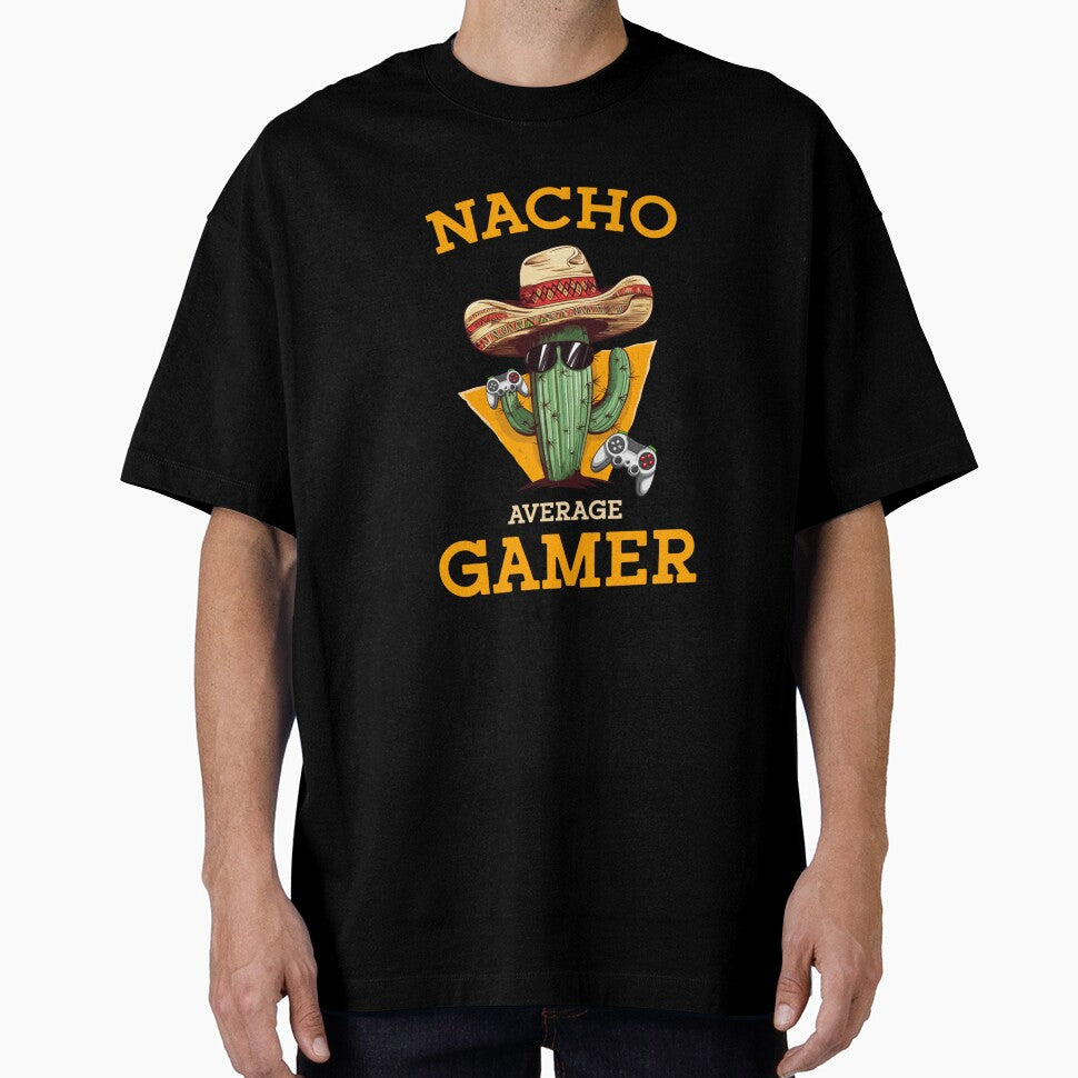 Nacho Average Gamer Video Game Player Funny Mexican Gaming by taaddison50