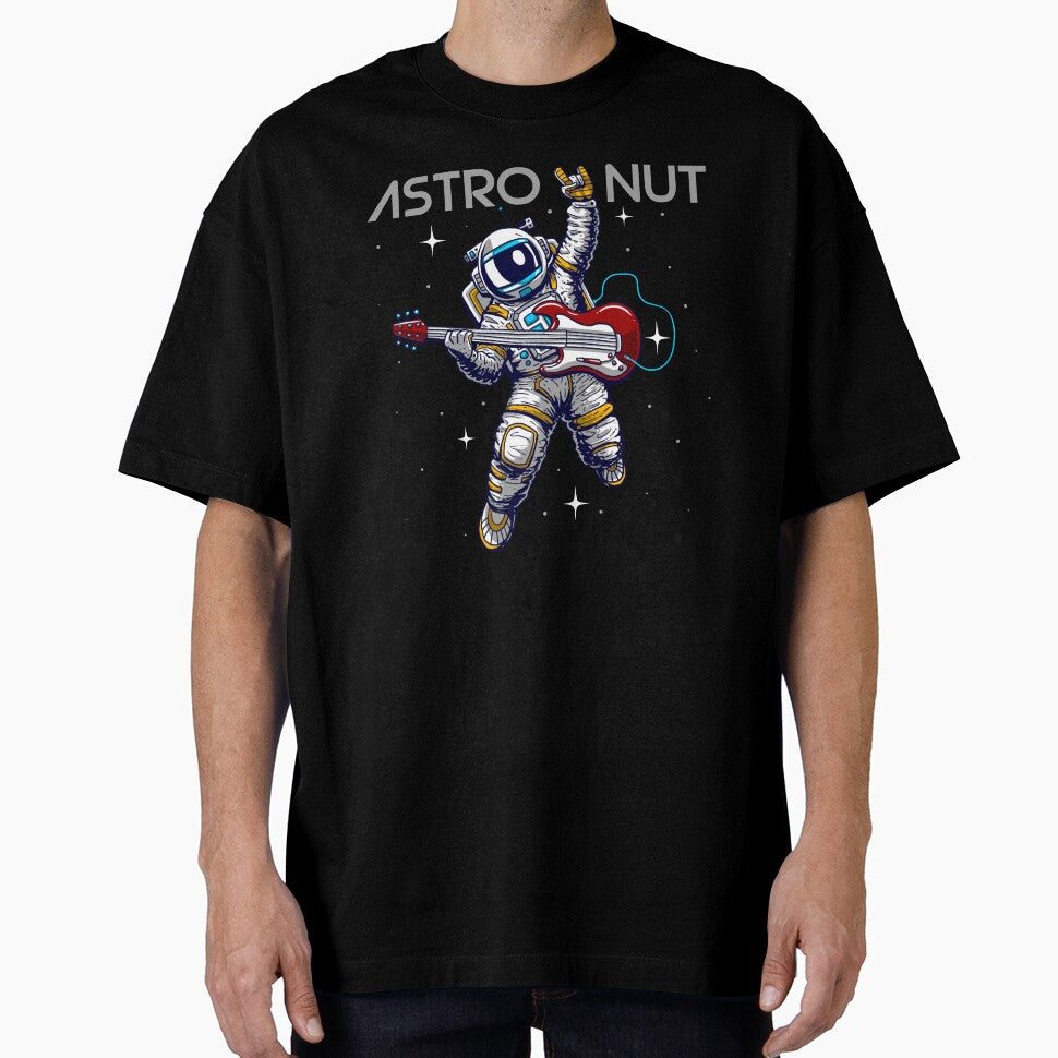 Astro nuts (astronaut playing guitar) by hayrpictures