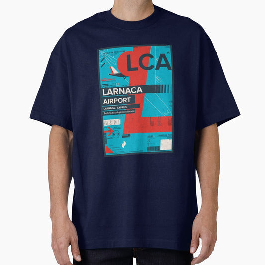 Larnaca Airport Cyprus Travel Stamp Flight Pass by DV-LTD