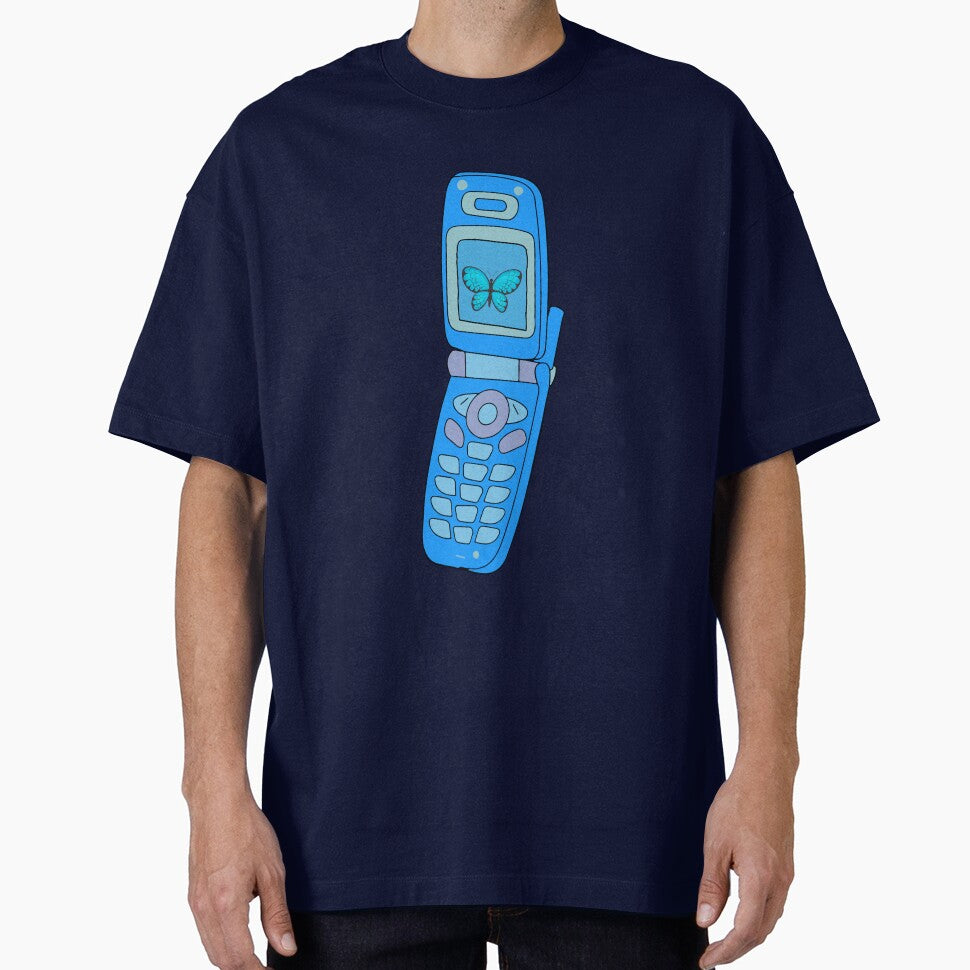 Y2k blue butterfly flip phone design by azzeddine  ⭐⭐⭐⭐⭐