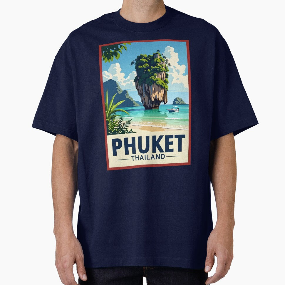 A Pop Art Travel Print of Phuket - Thailand by StudioRedKoala