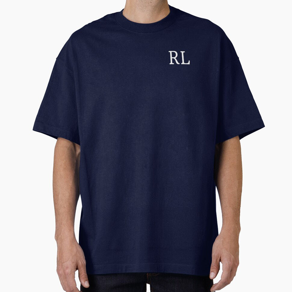 RL Initials Monogram Elegant White Letters by Jeallan Designs