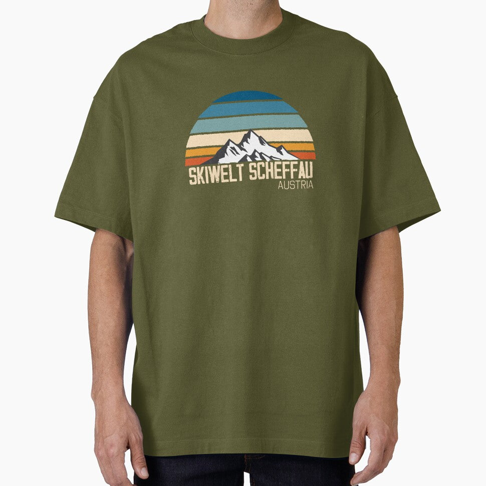 Skiwelt Scheffau Retro Reverie: Vintage Inspired Collection. on dark by rillak