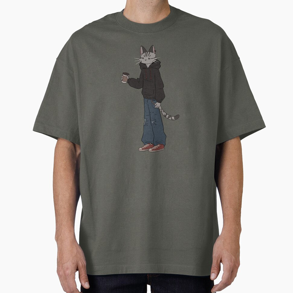 casual cat by papercreatyre