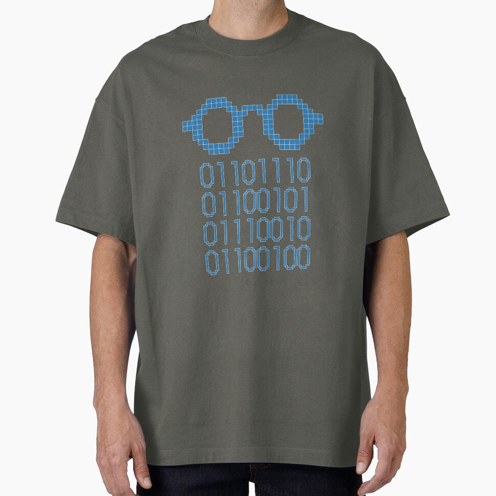 Binary Code Nerd Glasses by doodlingjay