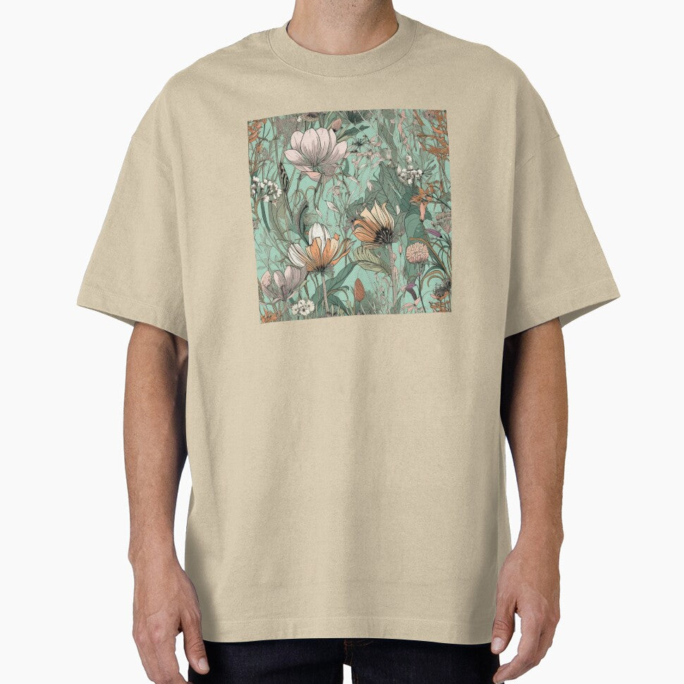 Pretty Spring Flower Garden as illustrated wildflowers in the Early Summer Bloom by EmilyFNM3D