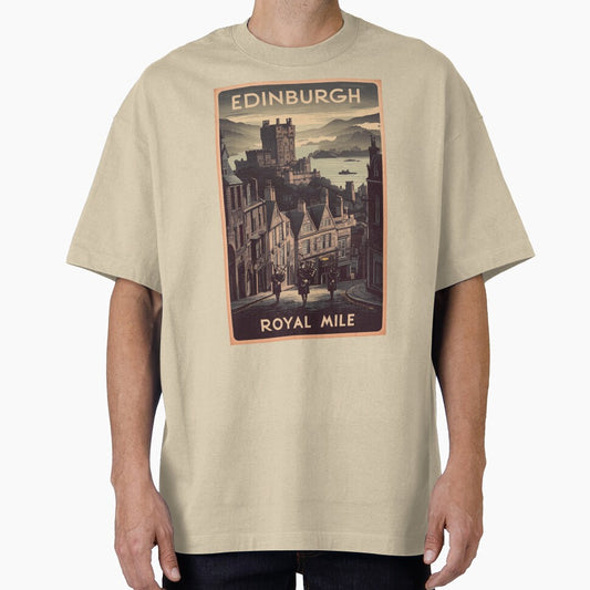 Edinburgh Vintage Travel Poster by TravelerRat