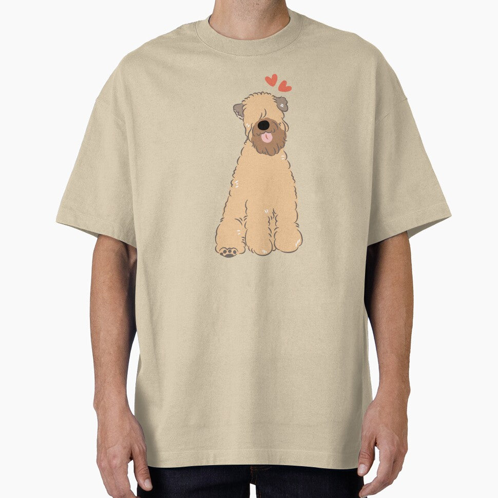 Love Gold Soft Coated Wheaten Terrier 2 by Lulupainting