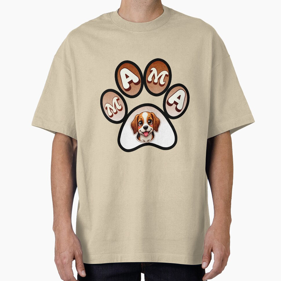 Cute Mama Paw Print Dog Mom Design Puppy Illustration Gift for Pet Lovers by ArtDesignTp
