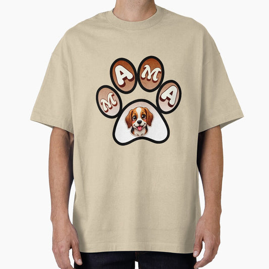 Cute Mama Paw Print Dog Mom Design Puppy Illustration Gift for Pet Lovers by ArtDesignTp