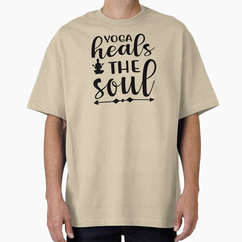 Yoga Saying Yoga Heals The Soul Motivational Quote by SoccaTamam