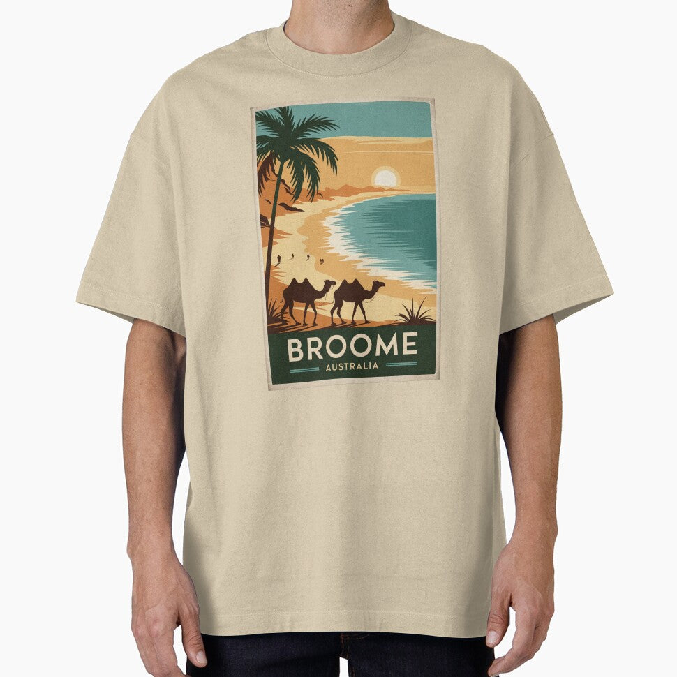 Broome Vintage Travel Poster by TravelerRat