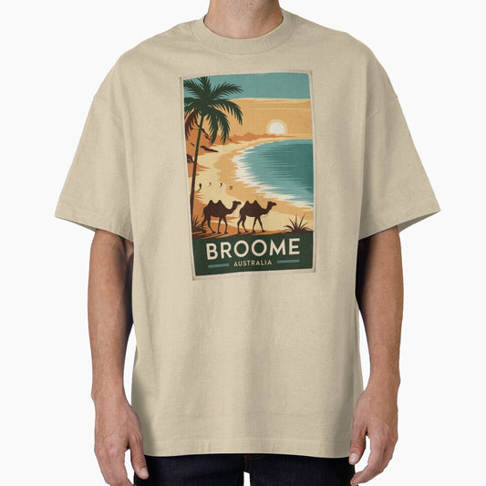 Broome Vintage Travel Poster by TravelerRat