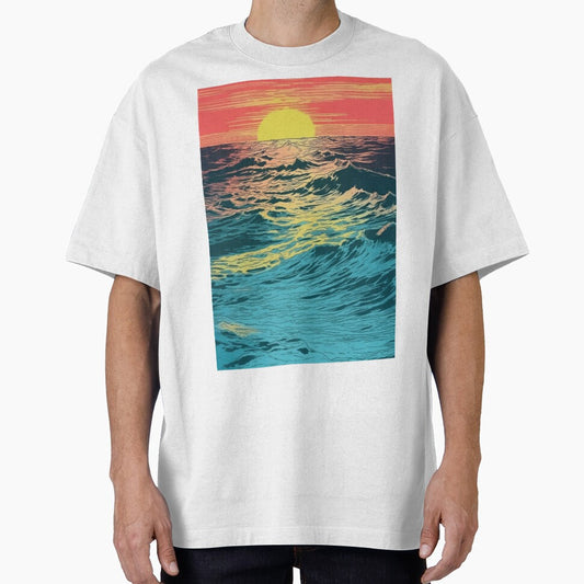 Pop art sea sunset by ArtHouseNiklas