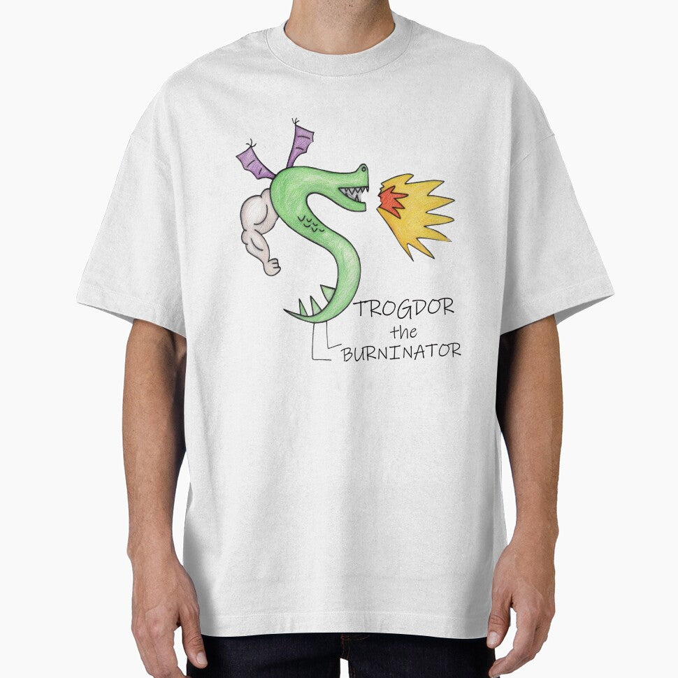 Trogdor the Burninator – Funny Cartoon Dragon from Homestar Runner by Liva Art