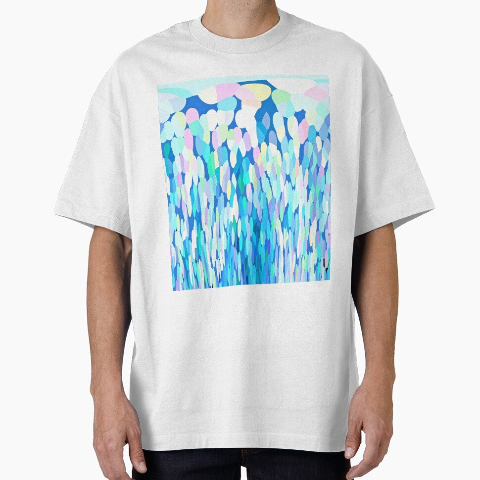 Cotton Candy Abstract Art by Overthetopsm