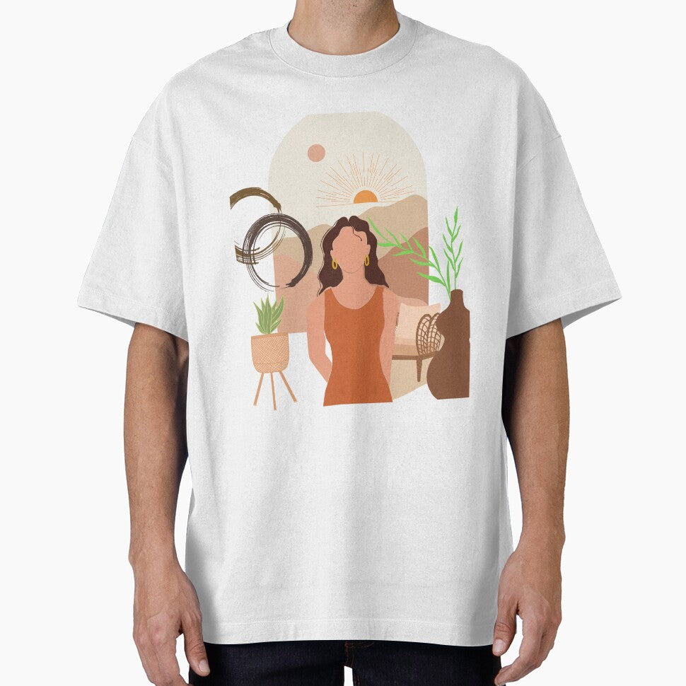 Boho Style Woman Sunshine by ARTCLAYSTO