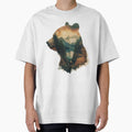 Bear Double Exposure Wilderness Art by Magical Art Store