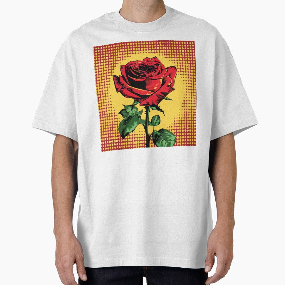Red Rose Pop Art 3 by AstroRisq
