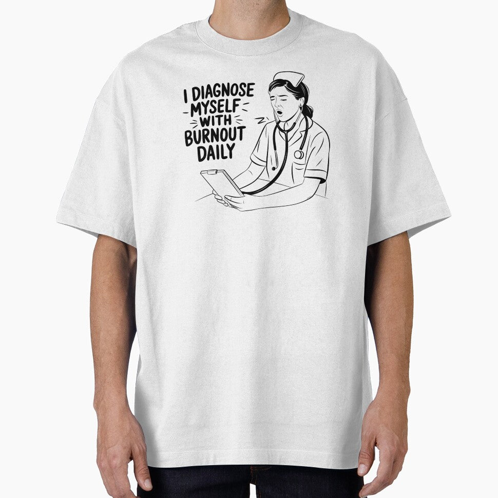 Student Nurse Burnout Funny T-Shirt | Nurse Life by CuteDesignables