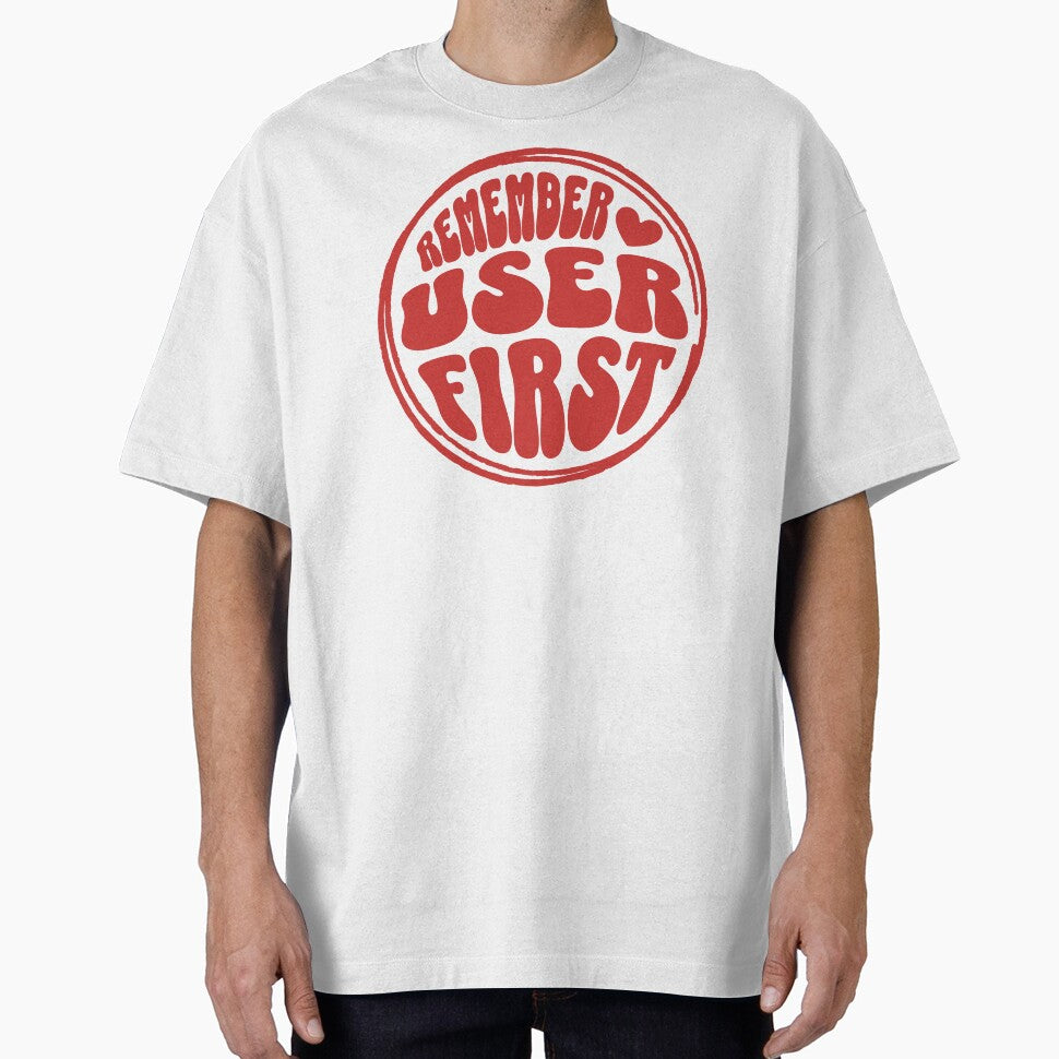 Funny Saying User First UX/UI Designer Shirt by knapst