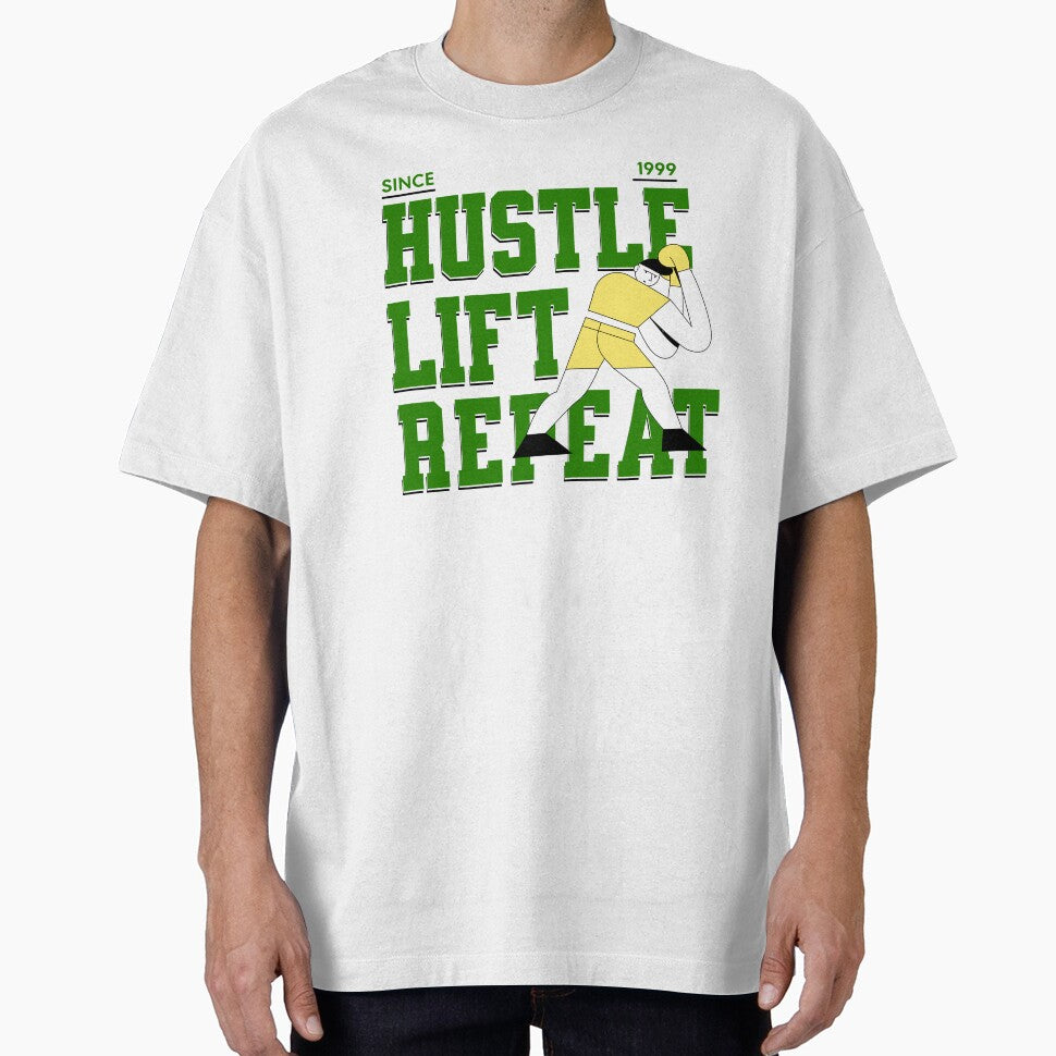 Hustle Lift Repeat – Gym Lifestyle by ByZimbo