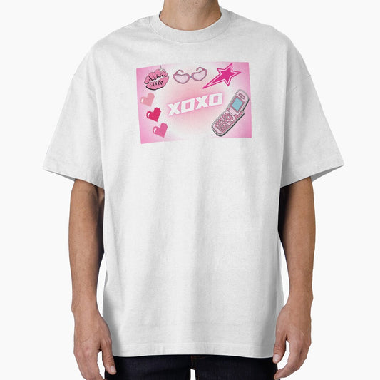 XOXO in Girly Y2K Retro Aesthetic by ClearStatements