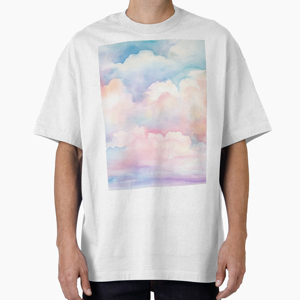 So softtttt pastel clouds water color painting. by PawinaK