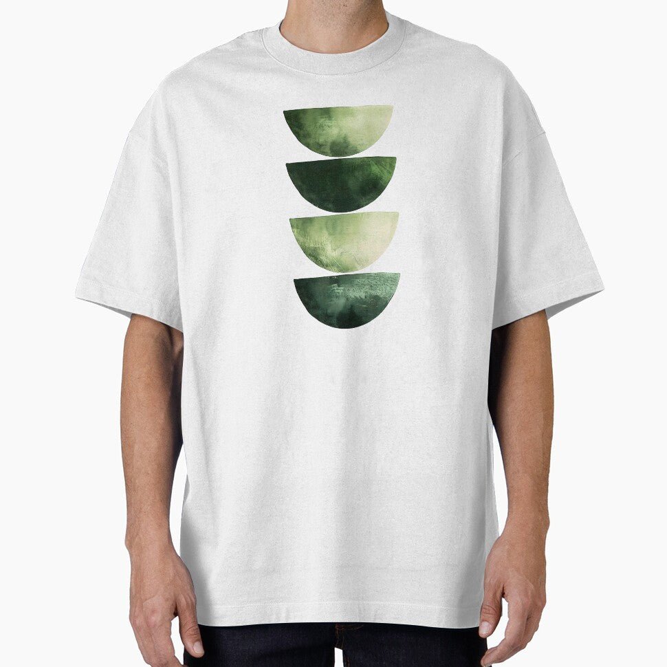 Green Abstract Boho Half Circles by CheersTOGETHER
