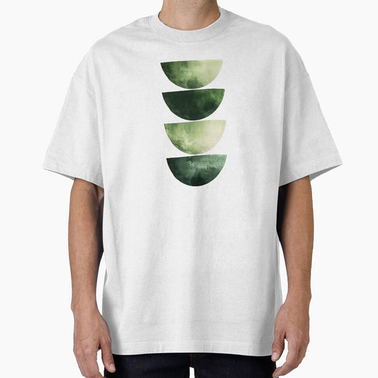 Green Abstract Boho Half Circles by CheersTOGETHER
