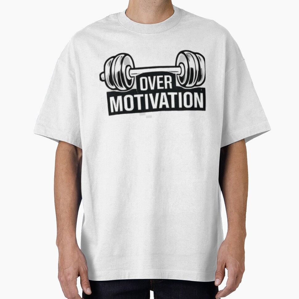 Discipline Over Motivation Gym Quote Typography by MoodThread