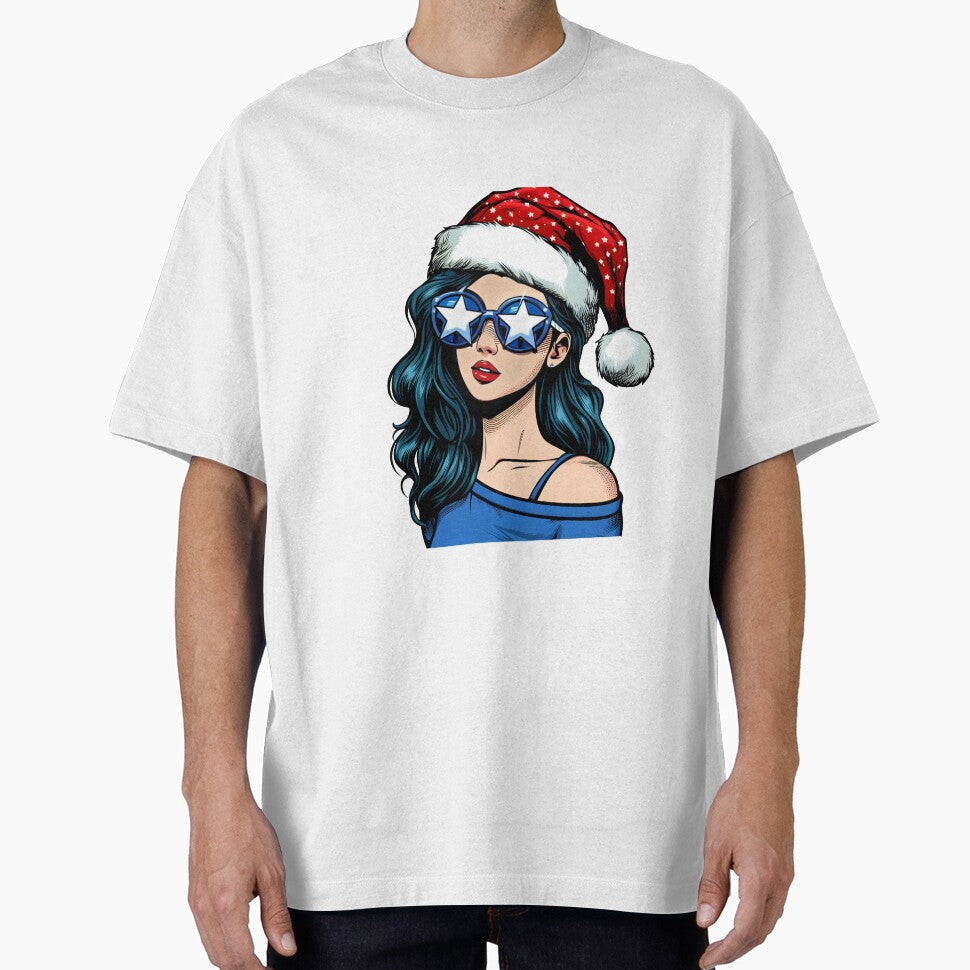 Pop art Christmas girl by AnetArtStore
