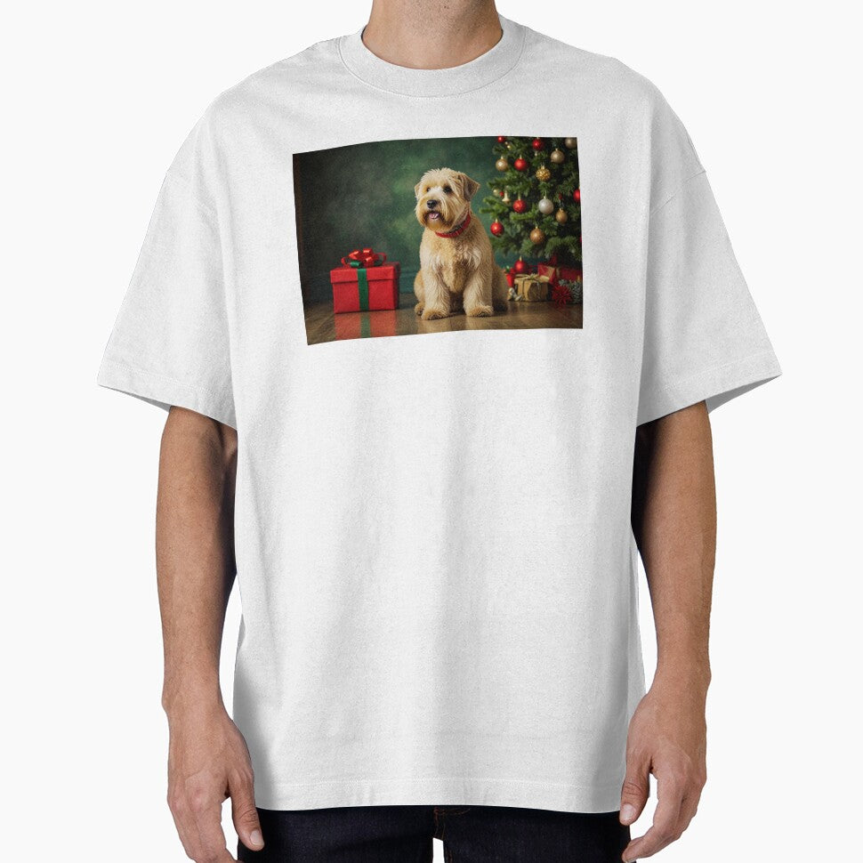 Soft Coated Wheaten Terrier Dog Christmas by ChaosReigns91