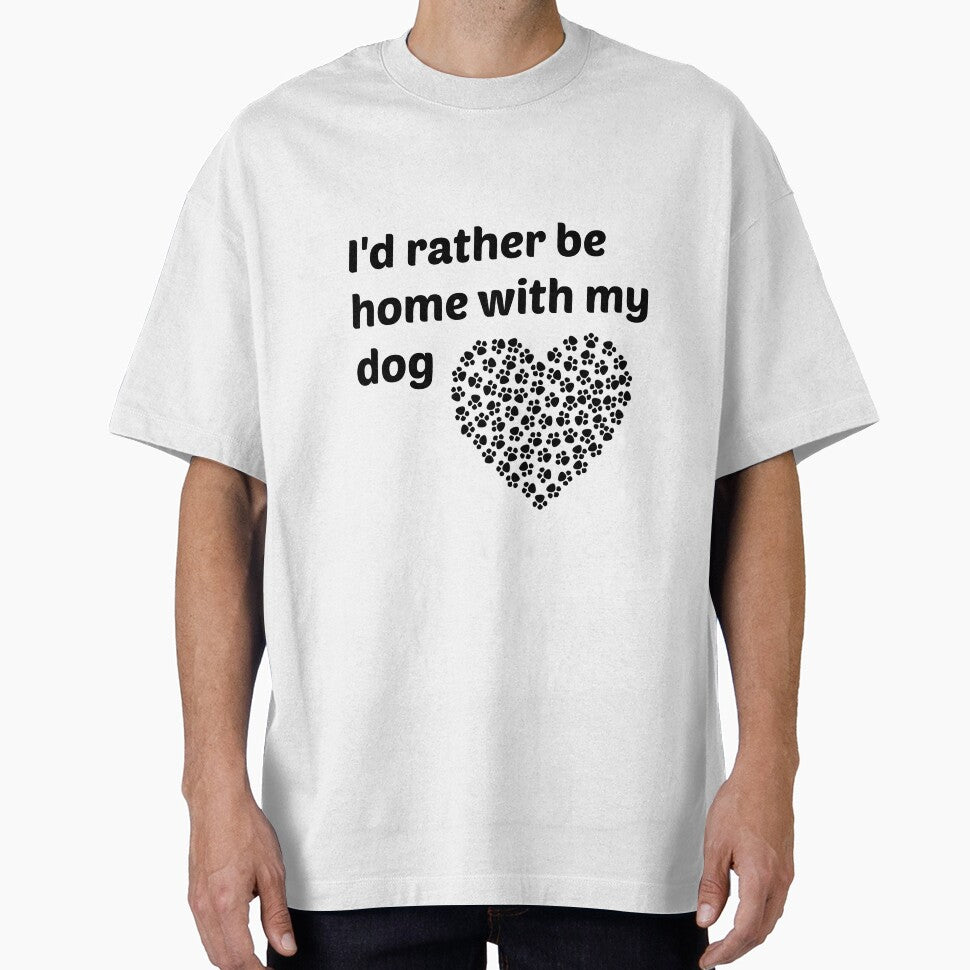 I'd rather be home with my dog by  Any Mood Designs