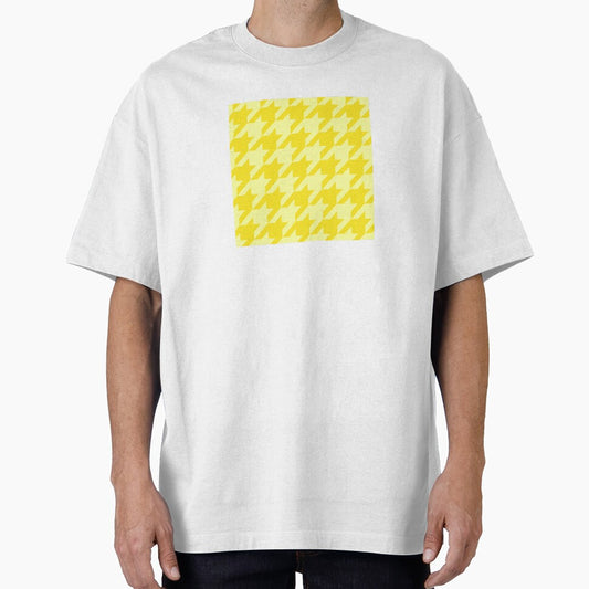 Lemon Houndstooth by curtjankadesign
