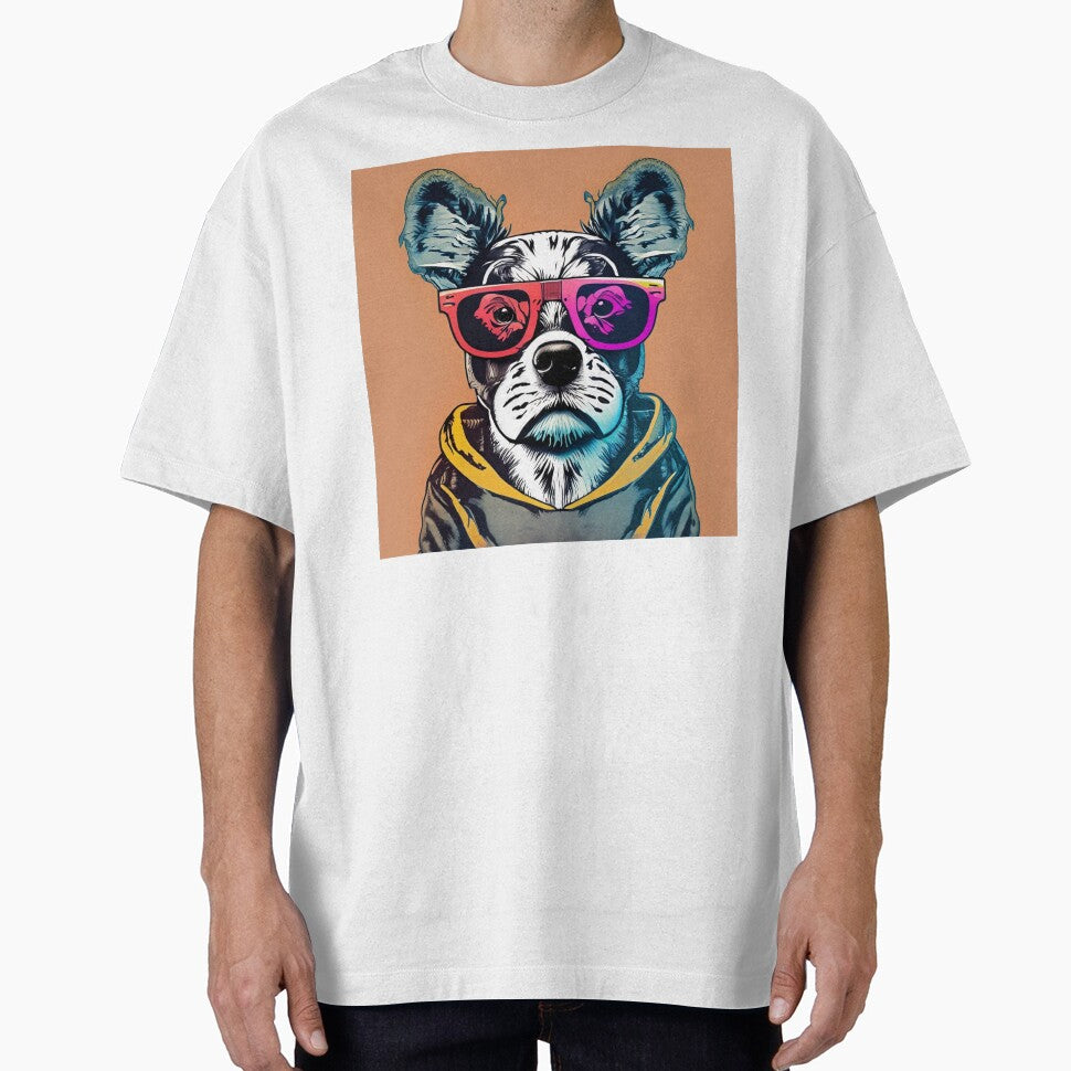 A dog in oversized sunglasses by Boxing Kangaroo Retail Company