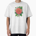 Vibrant Dahlia Flower Sticker – Botanical Floral Illustration by Infinite Art Lab