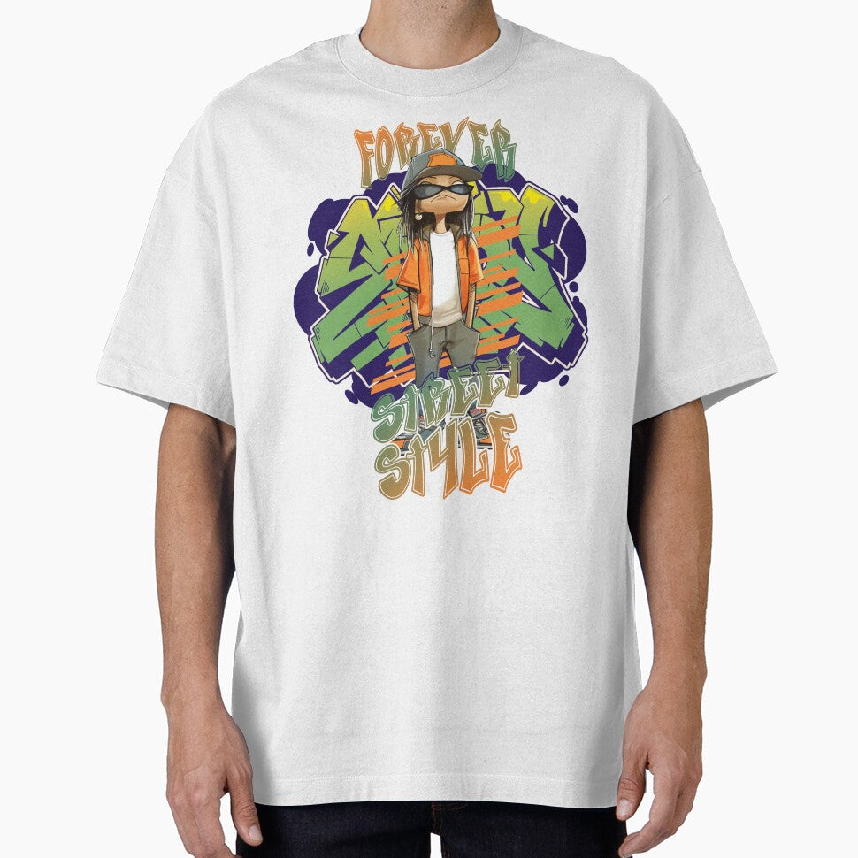 Graffiti Streetwear Cartoon Girl by Szpaku desart