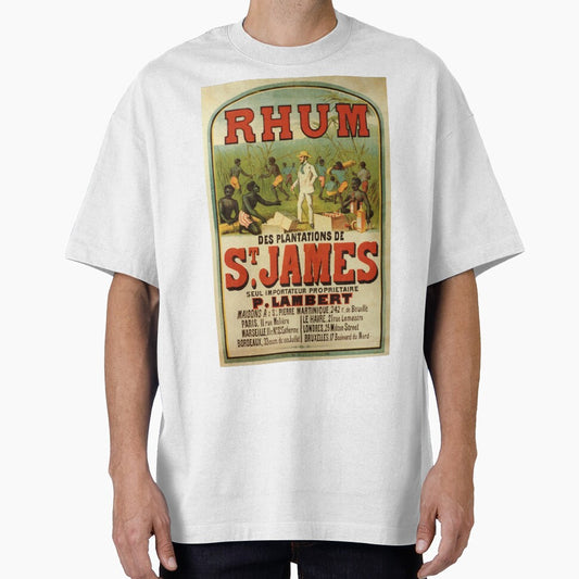 retro rhum saint james vintage reclame by CorasPosters