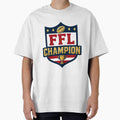 Fantasy Football Champion Sticker | FFL League Winner Trophy Gift Logo by CoachEkong