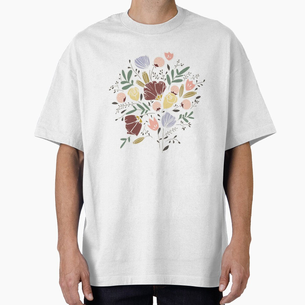 Colorful Flower Tee Design by Francesco Borrelli