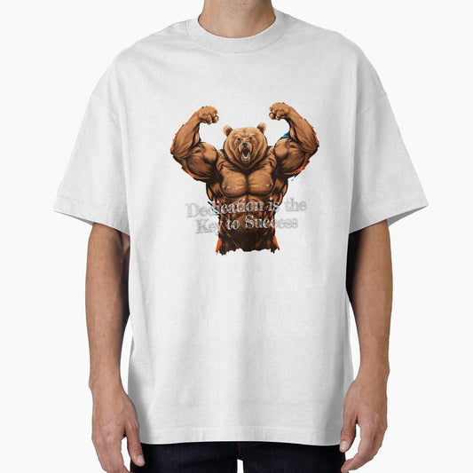 Dedication is the Key to SuccessDesignBodybuilding Fitness Gym Workout Exercise Merch Print Design by tengamerx