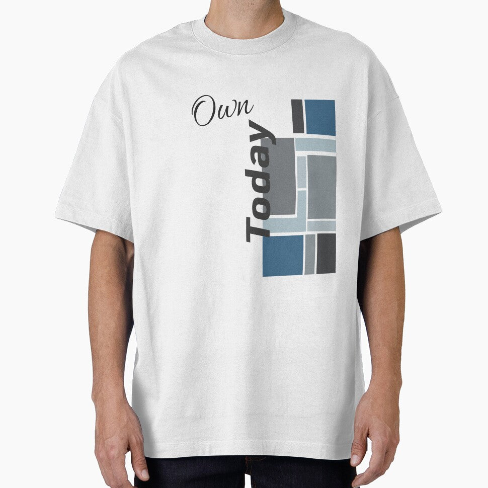 Own Today Motivational Typography Minimalist Inspirational Quote by RemieJames