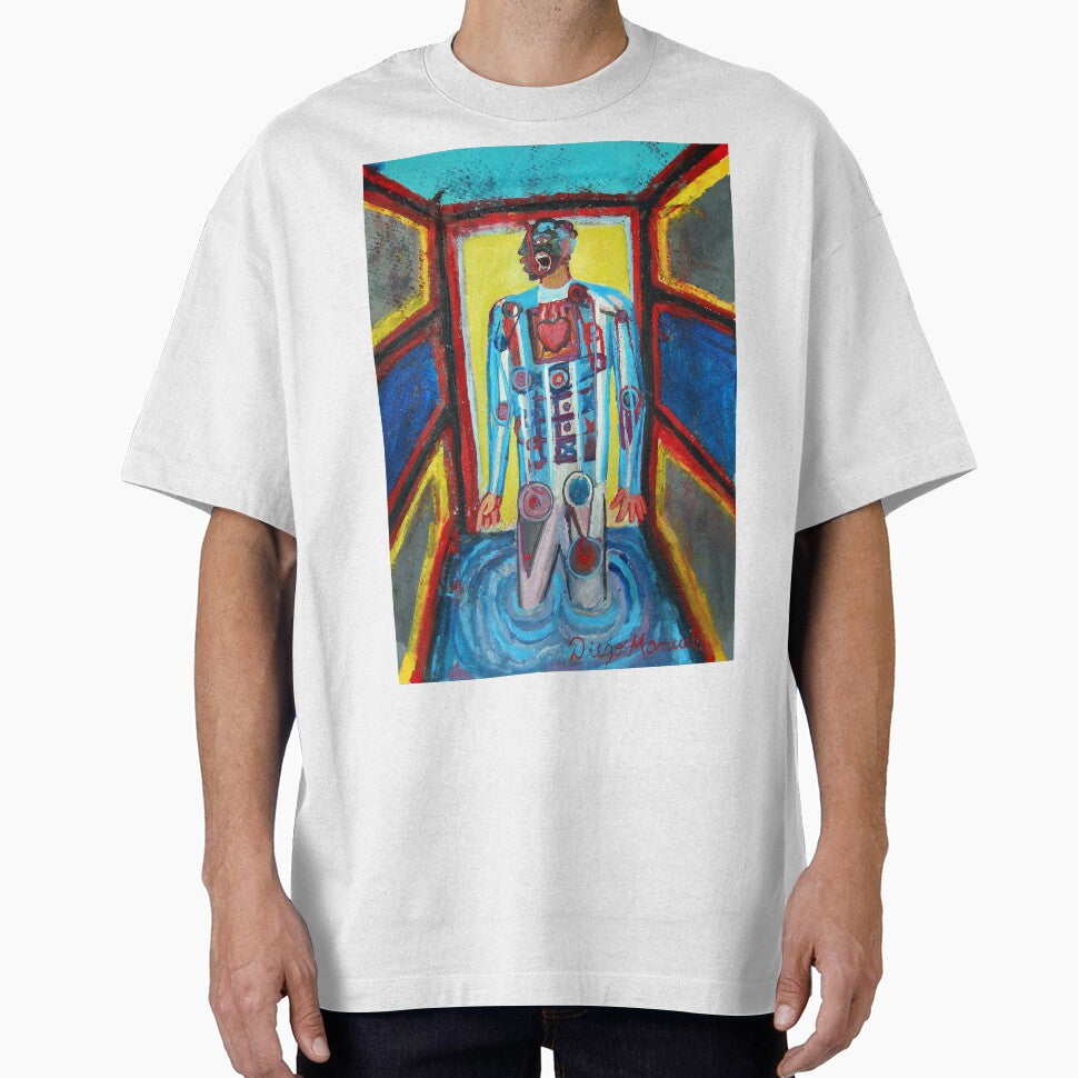 cubist study of a football fan by Diego Manuel Rodriguez