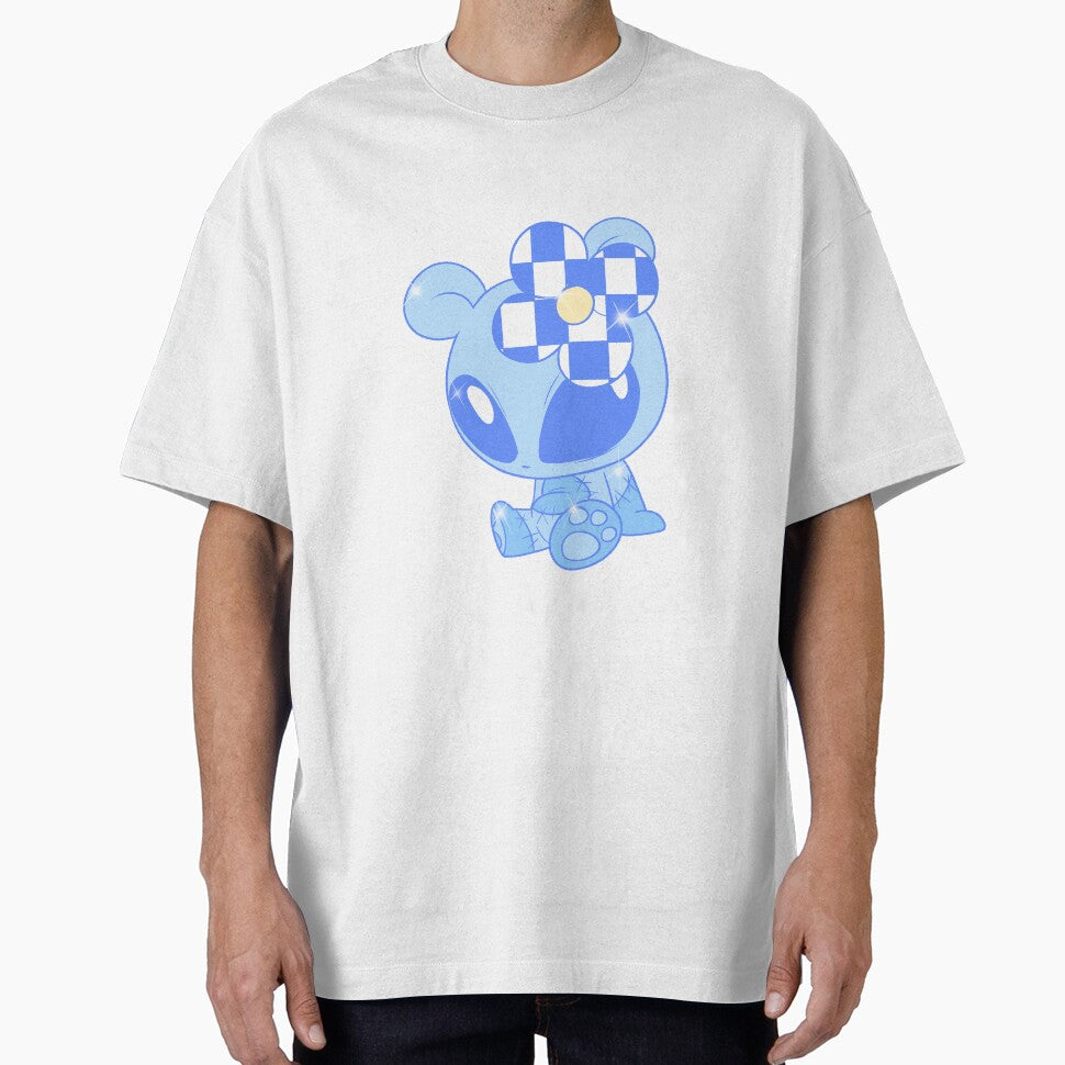 Flower Head Bear (blue) by gross-girl99