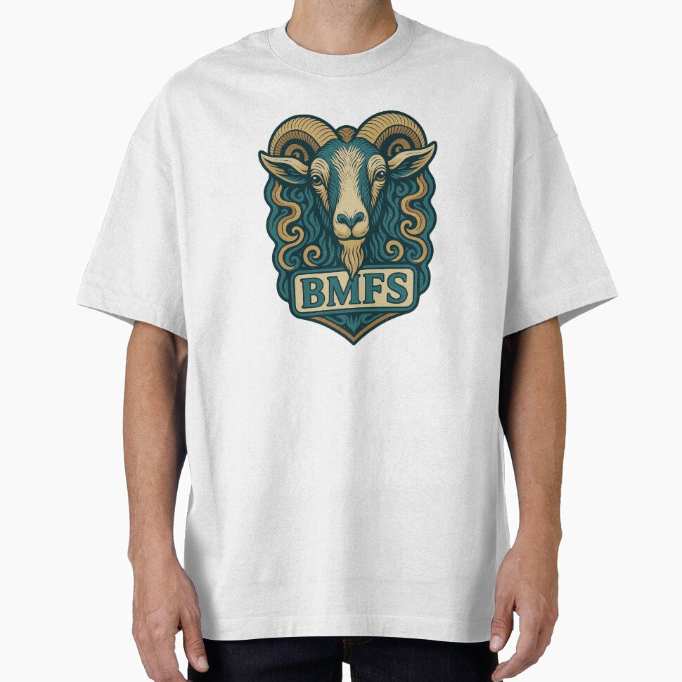 BMFS Goat – Teal & Earth Tone Colorway by Bayou Bill