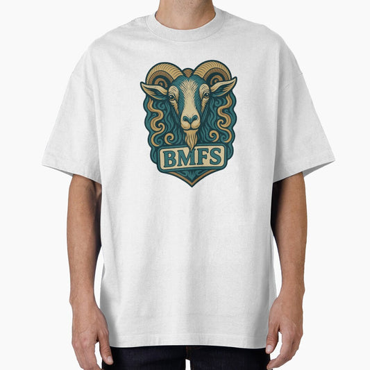 BMFS Goat – Teal & Earth Tone Colorway by Bayou Bill