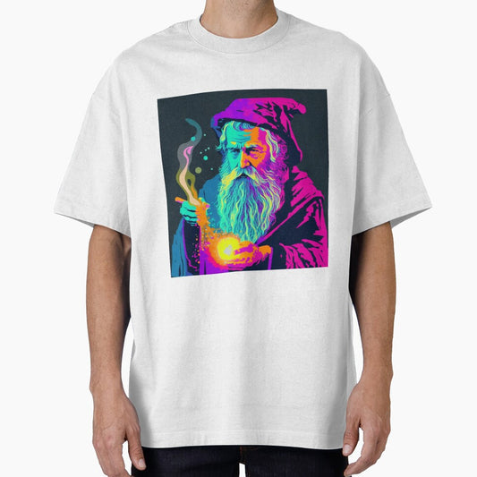 Wizard Casting a Spell Pop Art 3 by AstroRisq