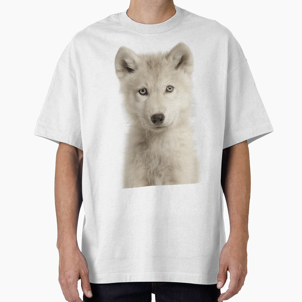 Adorable Baby Arctic Wolf for Cute Arctic Wolf lovers by LazyOwlStore